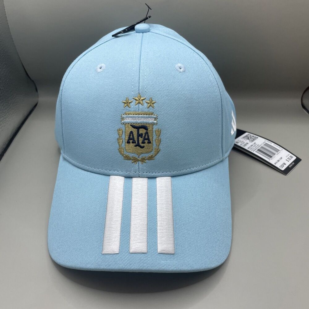 Adidas Argentina Adjustable Hat Soccer National Team 2026 FIFA World Cup NWT